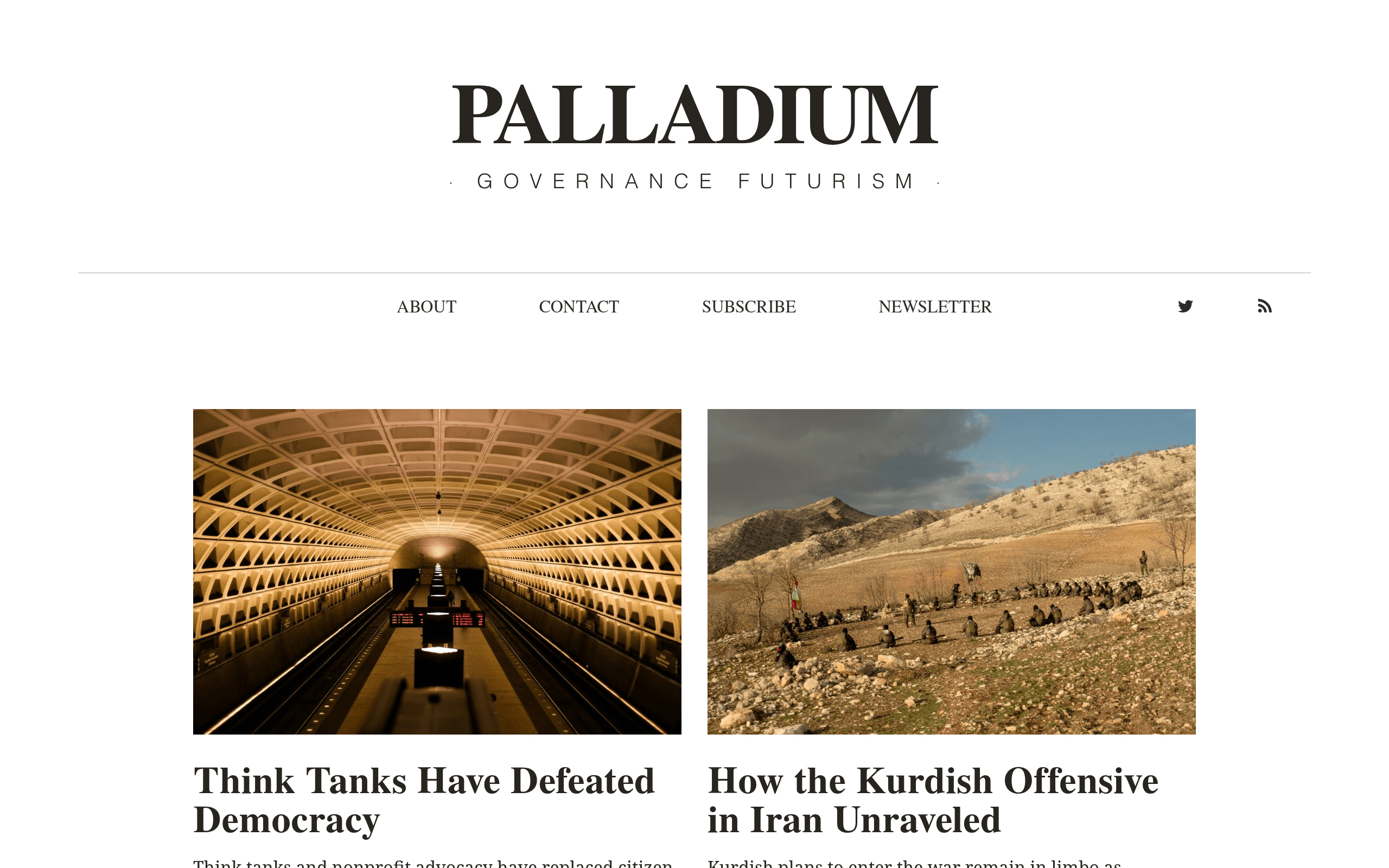 Palladium Magazine: Governance Futurism screenshot