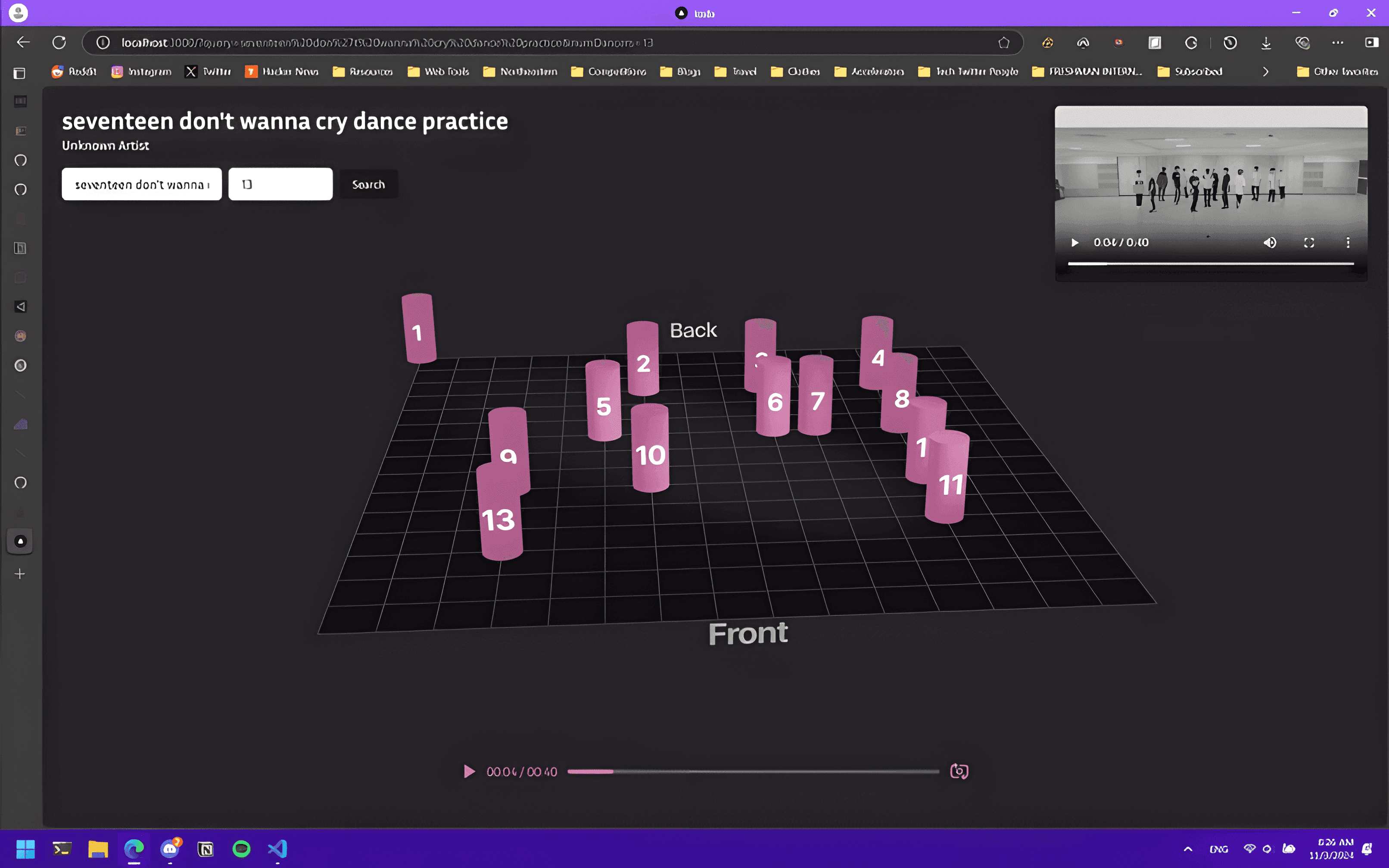 kpop dance formation generator